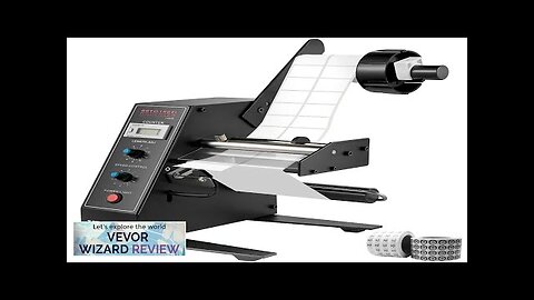 VEVOR Automatic Label Dispenser 110V 12W AL-1150D Automatic Manual Label Stripper Label Review