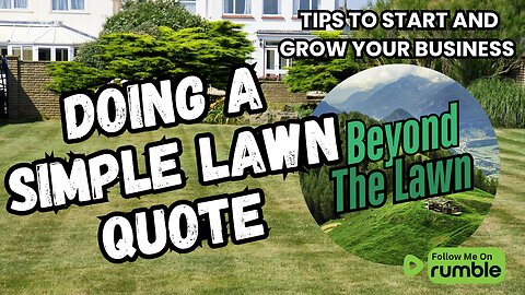Let's quote this lawn together