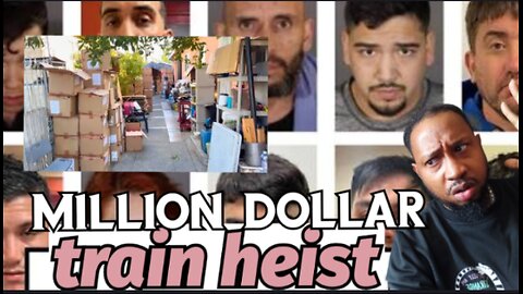 Million-dollar train heist