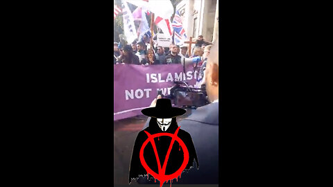 IN THE UK happening now 🥷✅ better late than never🥷 resist 🥷