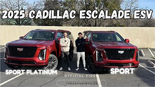 2025 CADILLAC ESCALADE SPORT PLATINUM ESV vs SPORT ESV