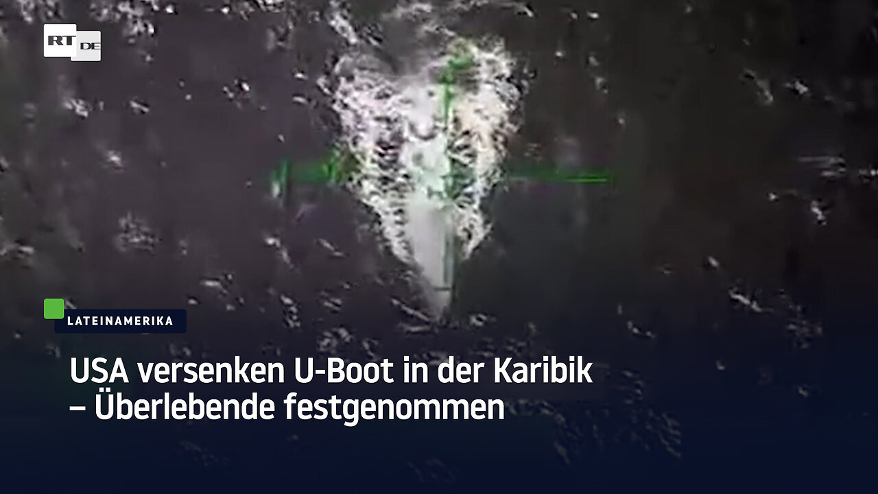 USA versenken U-Boot in der Karibik – Überlebende festgenommen