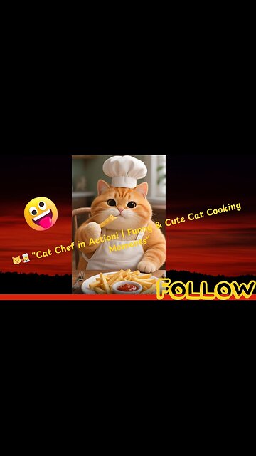 🐱👩‍🍳 "Cat Chef in Action! | Funny & Cute Cat Cooking Moments"