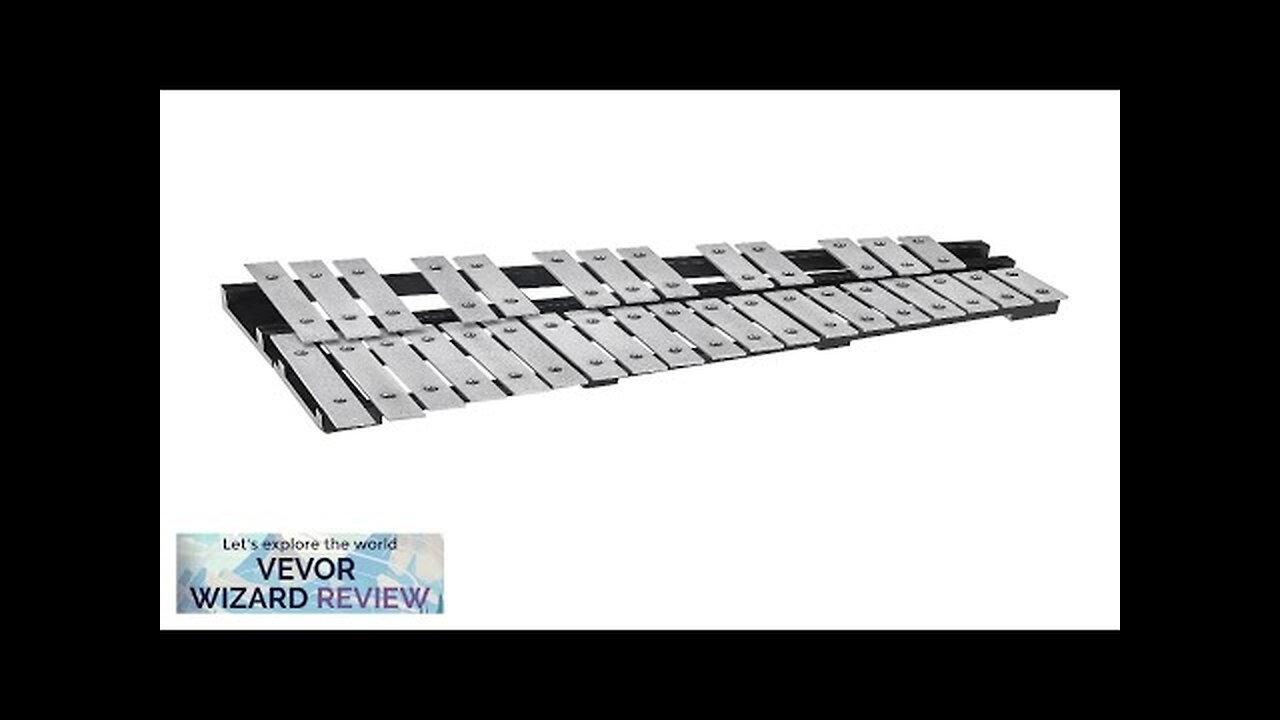 VEVOR 32 Note Glockenspiel Xylophone Bell Kit Percussion Instrument with Mallets Drum Review