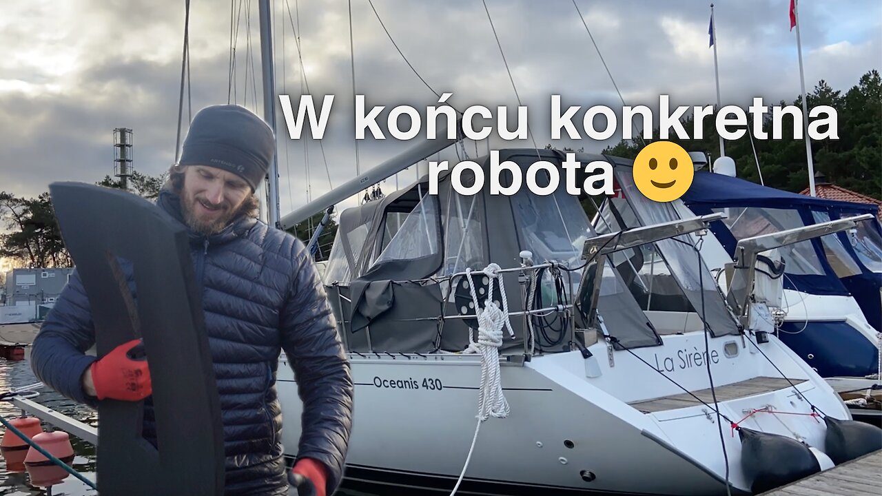 Docieplamy jacht - w końcu robota idzie jak należy !!! # vlog. nr.18