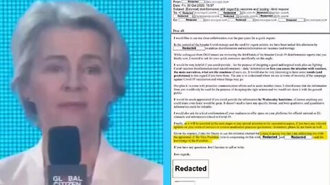New Released Email Showing How Ursla Von Der Leyen Urged Social Media Sites to Censor Vaccine Posts
