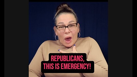 🚨 Republicans, This Is EMERGENCY! 😱 #ASL #deaf #signlanguage