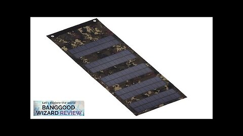 20W 5V Portable Foldable Solar Charger 5-Fold Solar Panel Charger with USB Review