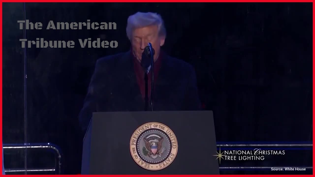 Trump Quotes from the Bible During Incredible Christmas Tree Lighting Ceremony