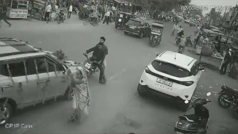 Shocking Hit-and-Run in Rae Bareli; Bikers Thrown in Air, Survive