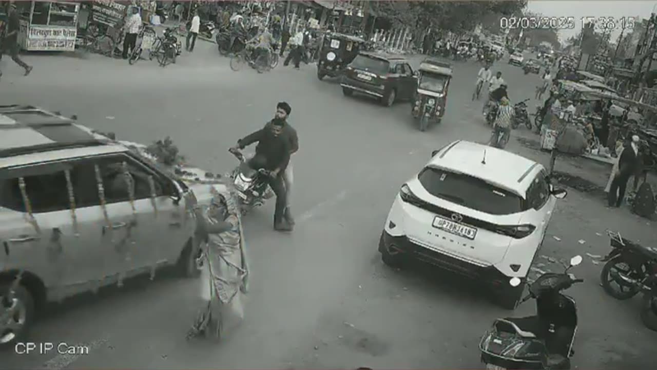 Shocking Hit-and-Run in Rae Bareli; Bikers Thrown in Air, Survive