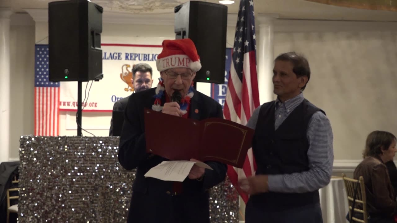 Certificate of Appreciation Presentation to Vinod Patel