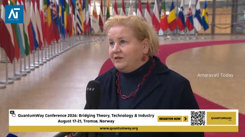 Korinna Schumann Arrives at EU Employment Council in Brussels | Austria | Amaravati Today