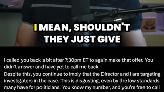 Bongino Meltdown Over Massie’s MISSED CALL