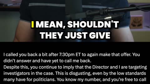 Bongino Meltdown Over Massie’s MISSED CALL