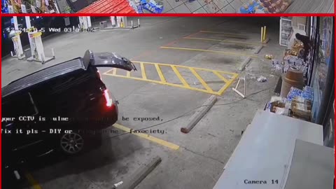 Masked Thieves Ram Store, Steal ATM Using Stolen SUV in Texas