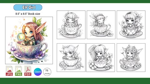 750 Enchanted Coloring Pages (PLR): Inspire Your Creativity and Relaxation 