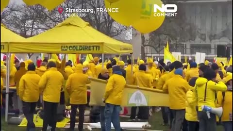 NOTIZIE DAL MONDO Accordo commerciale UE-Mercosur,migliaia di agricoltori protestano prima del voto del Parlamento Europeo