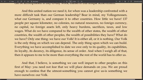 Adolf Hitler Speeches 3x ENG | 3/1/1935, 3/16/1935, 5/1/1935