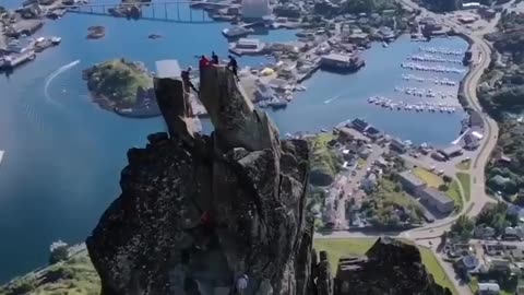 Mount Svolværgeita is a true legend among climbers.