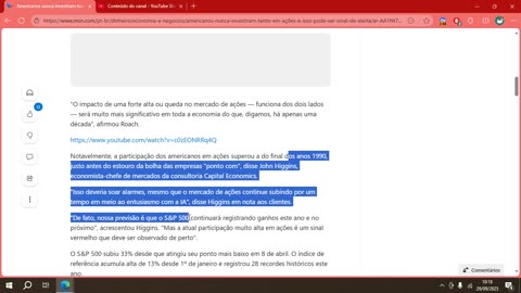 Americanos nunca investiram tanto em ações, e isso pode ser sinal de alerta