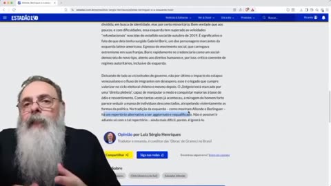 ESQUERDA diz que precisa "IR ALÉM de ALLENDE e BERLINGER": É PRECISO dar GOLPE pela DEMOCRACIA