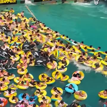 Experiencing ocean waves at the pool!.hd