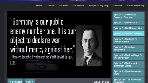 Jews declared war on Germany in 1933 and for 11 years nothing happened, then Hitler rose up.