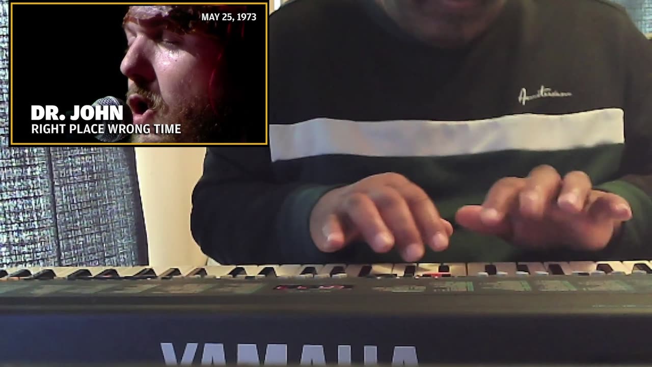 Right Place Wrong Time -Dr. John Instrumental (Keyboard Cover)