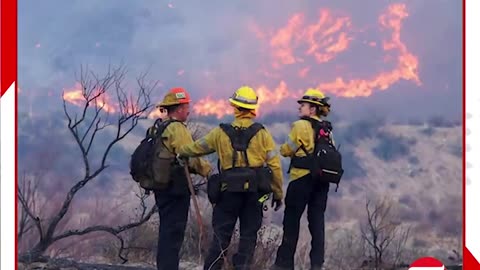 Hughes Fire Forces 31,000+ Evacuations as Blaze Grows to 9,400 Acres Description