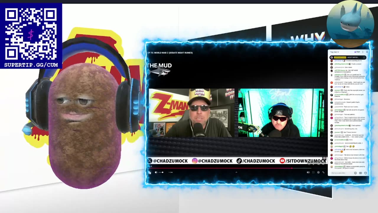 Poop Up show 2 - Chad Zumock is a coward. Challenge me to a debate and cancels w/in 12 hours find