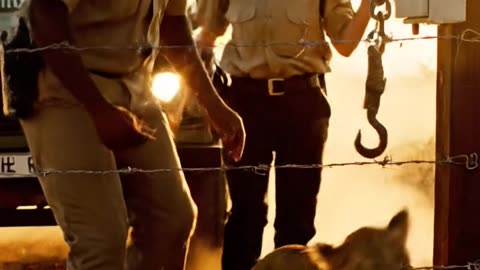 Lion Cub at the Fence