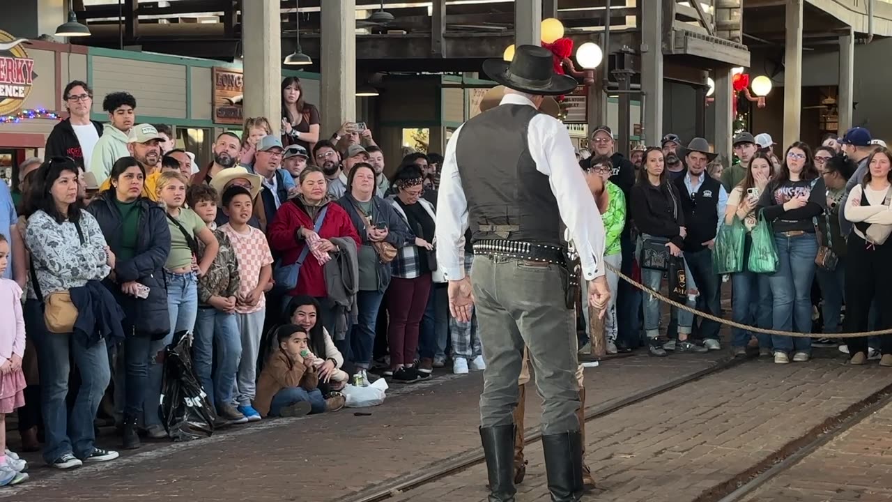 Ft Worth Cattle drive and Western skit