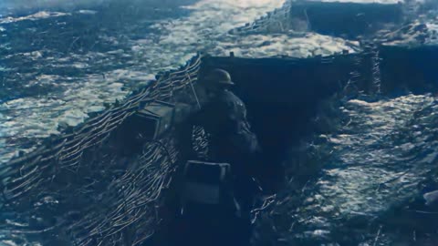 32 - But I want to get home want to get home - WW1 Inspired Trench Music - Colourized Footage