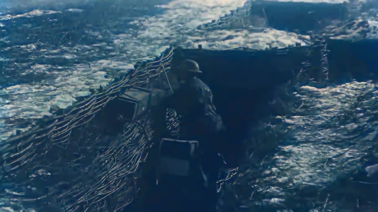 32 - But I want to get home want to get home - WW1 Inspired Trench Music - Colourized Footage