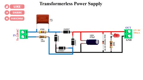 Transformerless Power Supply