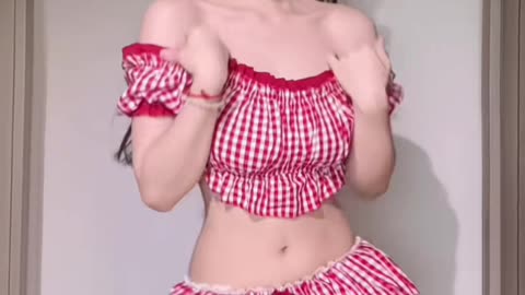 Chic Nude Pink Midriff Top Sinuous Fiery Dance | Daily Beauty EP 1315