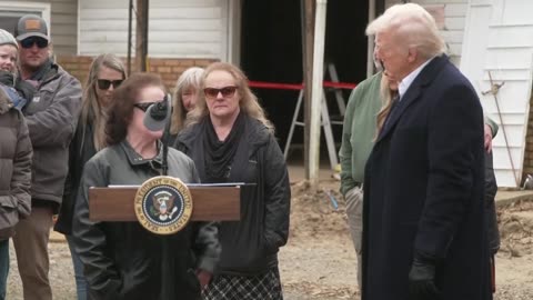 Trump listens to North Carolina flooding victims tell stories of surviving Helene: 'I need help'