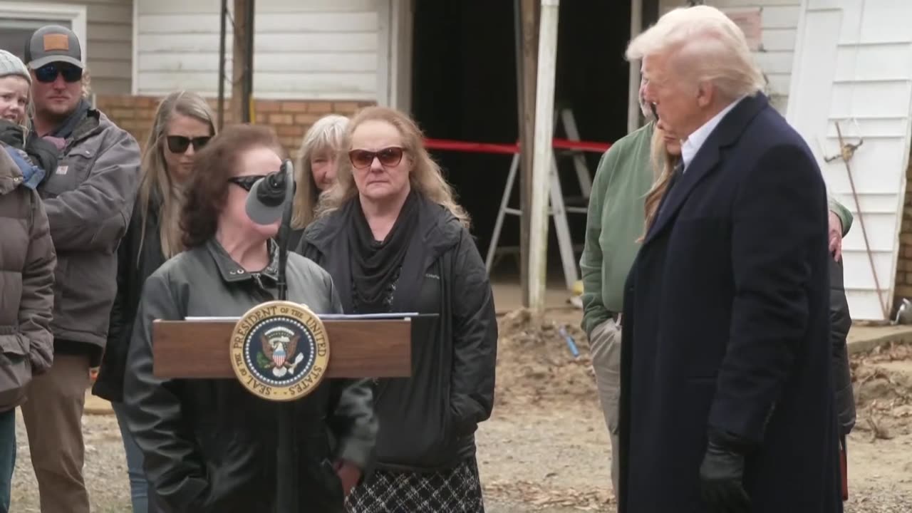 Trump listens to North Carolina flooding victims tell stories of surviving Helene: 'I need help'