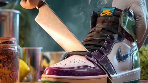 ASMR Shoe Cutting | Most Relaxing & Satisfying Short Video #asmr