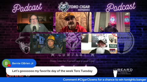Toro Cigar Lounge Podcast LIVE with the Cigar Clowns