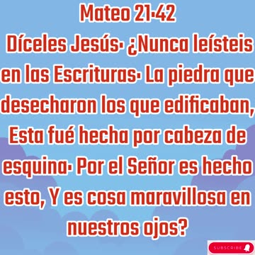"La Piedra Rechazada que se Convirtió en la Piedra Angular" Mateo 21:42#shorts #youtubeshorts #yt