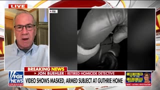 Video shows masked, armed subject at Guthrie home
