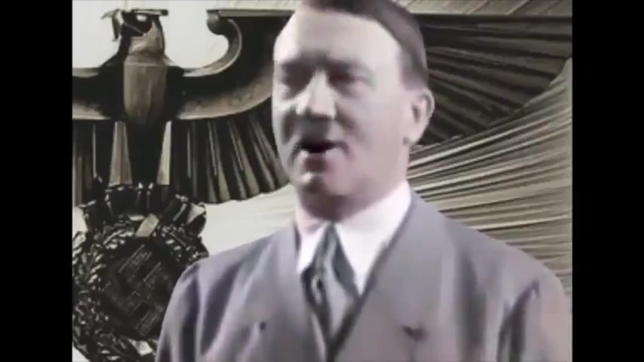 Hitler's Struggle Against the Jewish Banking Powers (AI-converted speech)