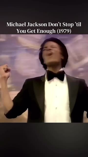 Michael Jackson Don't Stop 'til You Get Enough (1979)