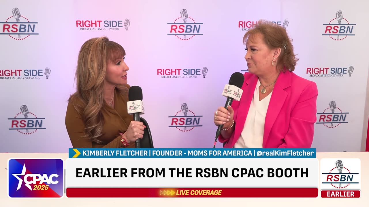 WATCH: Kimberly Fletcher's Full Interview with RSBN's Christina Loren at CPAC 2025 2/20/25