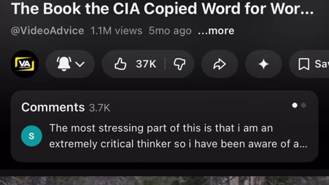 Well, look at me right out of the CIA files and instruction manuals