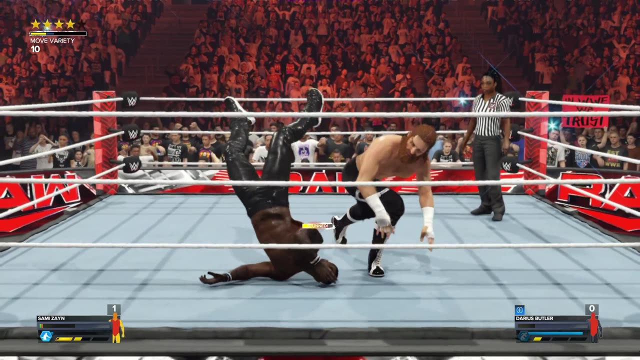 Sami Zayn VS Darius Butler Raw S 1 E 171