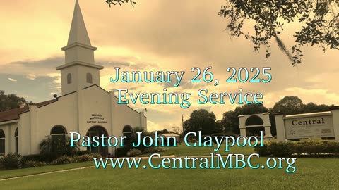 Evening Service 1-26-2025