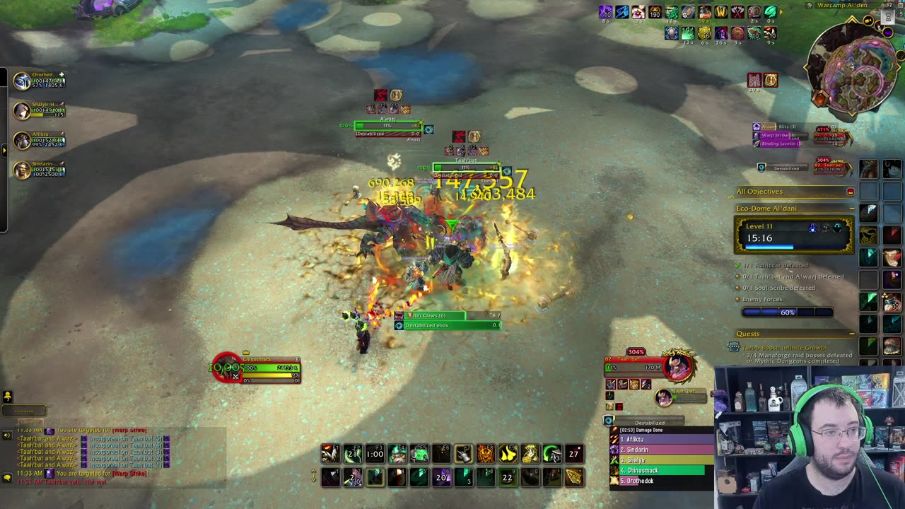 Back to the wow grind, more M+ and maybe a little remix to chill, next patch rushing up on us.